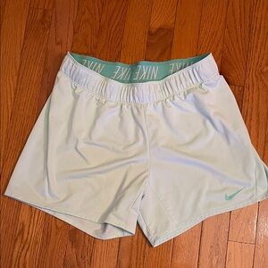 Nike Women's Mint Green Athletic Shorts